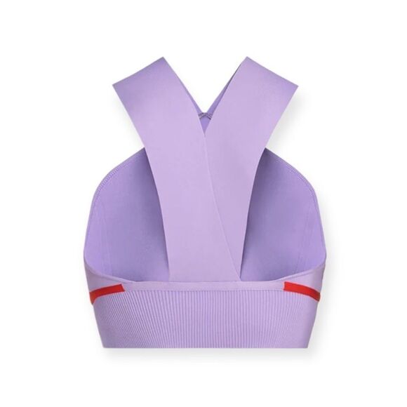 Herve Leger High Neck Bra Top in Wisteria - Picture 8 of 10